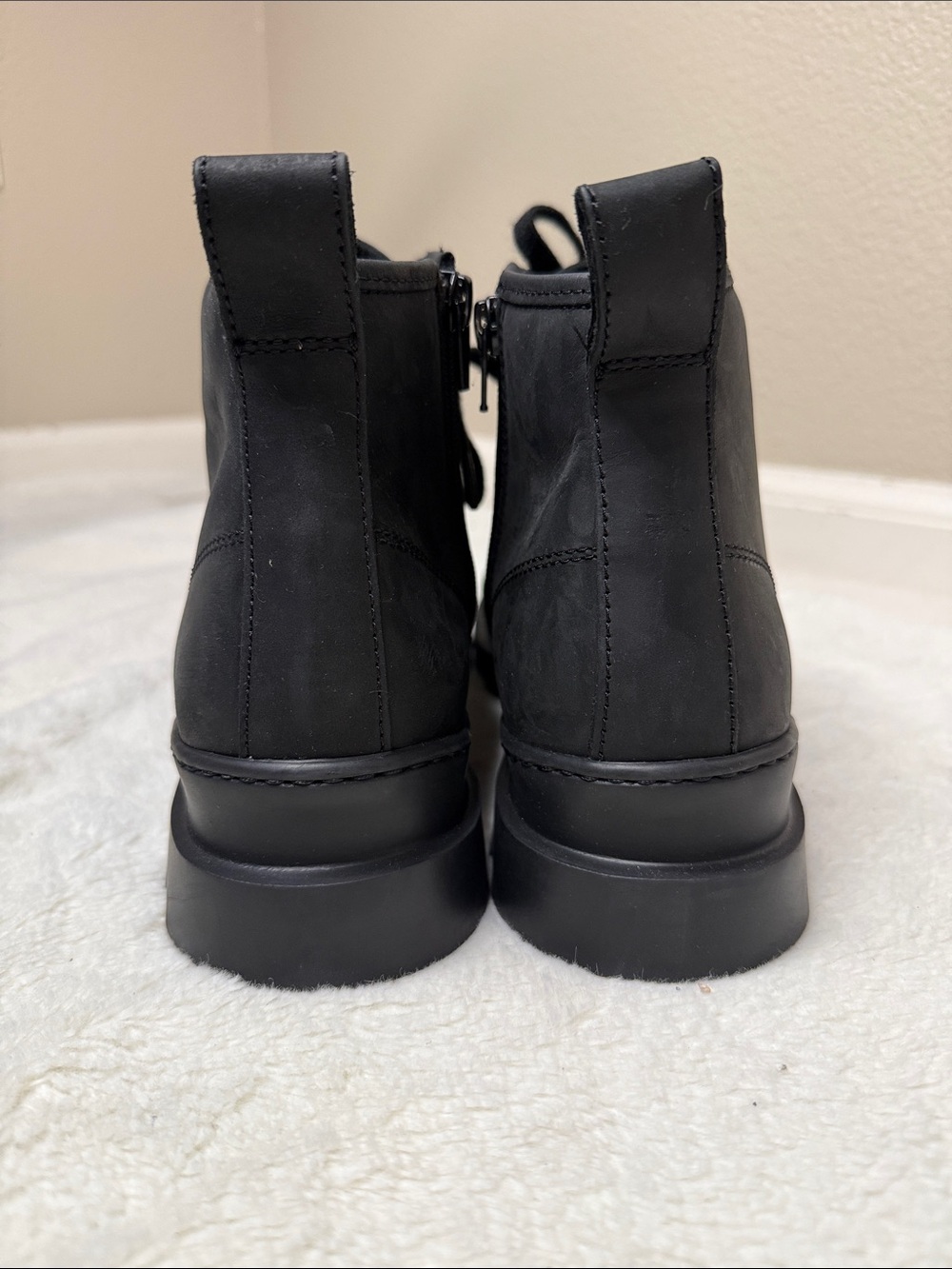 Camper Brutus Black Leather Lace-Up Ankle Boots  - Sz 11/44, NWOB - Picture 8 of 15